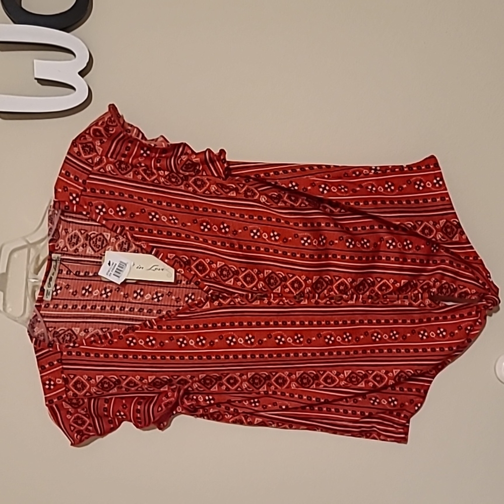 All In Love Button-down Blouse
